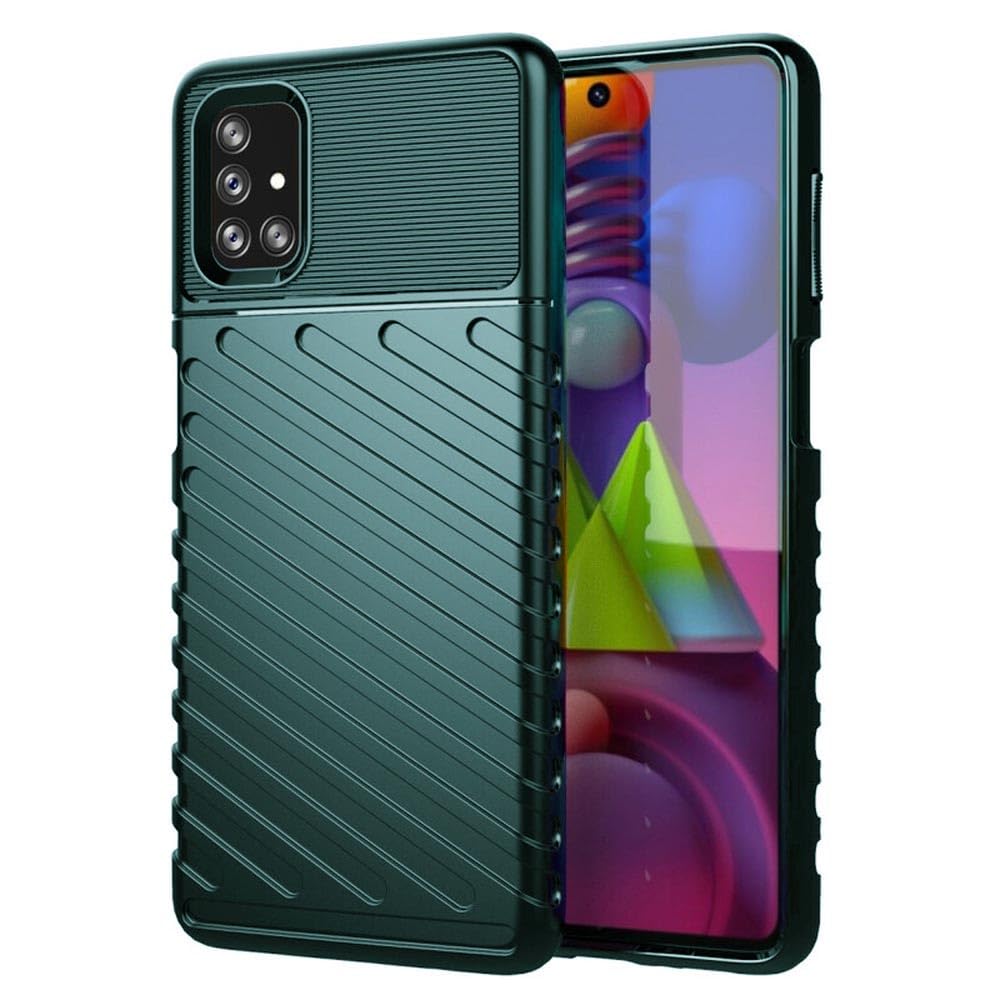 amazon basics Shockproof Mobile Cover for Samsung Galaxy M51 4G (360 Degree Protection | Protective Design | Anti-Scratch Tough Slim TPU Case), Green (B0D1MM92PG) Amazon Price History, Amazon Price Tracker
