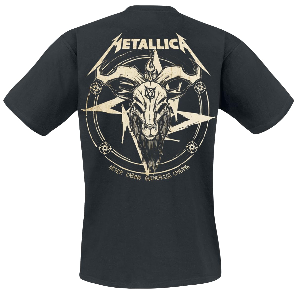 Metallica T Shirt Darkness Son Band Logo Nue offiziell Unisex Schwarz
