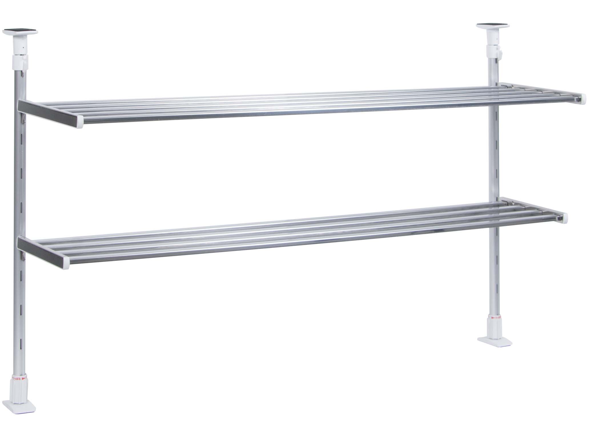 つっぱり棚2段 90cm TP2-90 Amazon｜田窪工業所 つっぱり棚2段 90cm TP2-90｜つっぱり棒・つっぱり