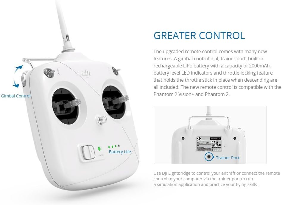 Qiyun Upgraded Radio Controller 2.4G for the Phantom 2