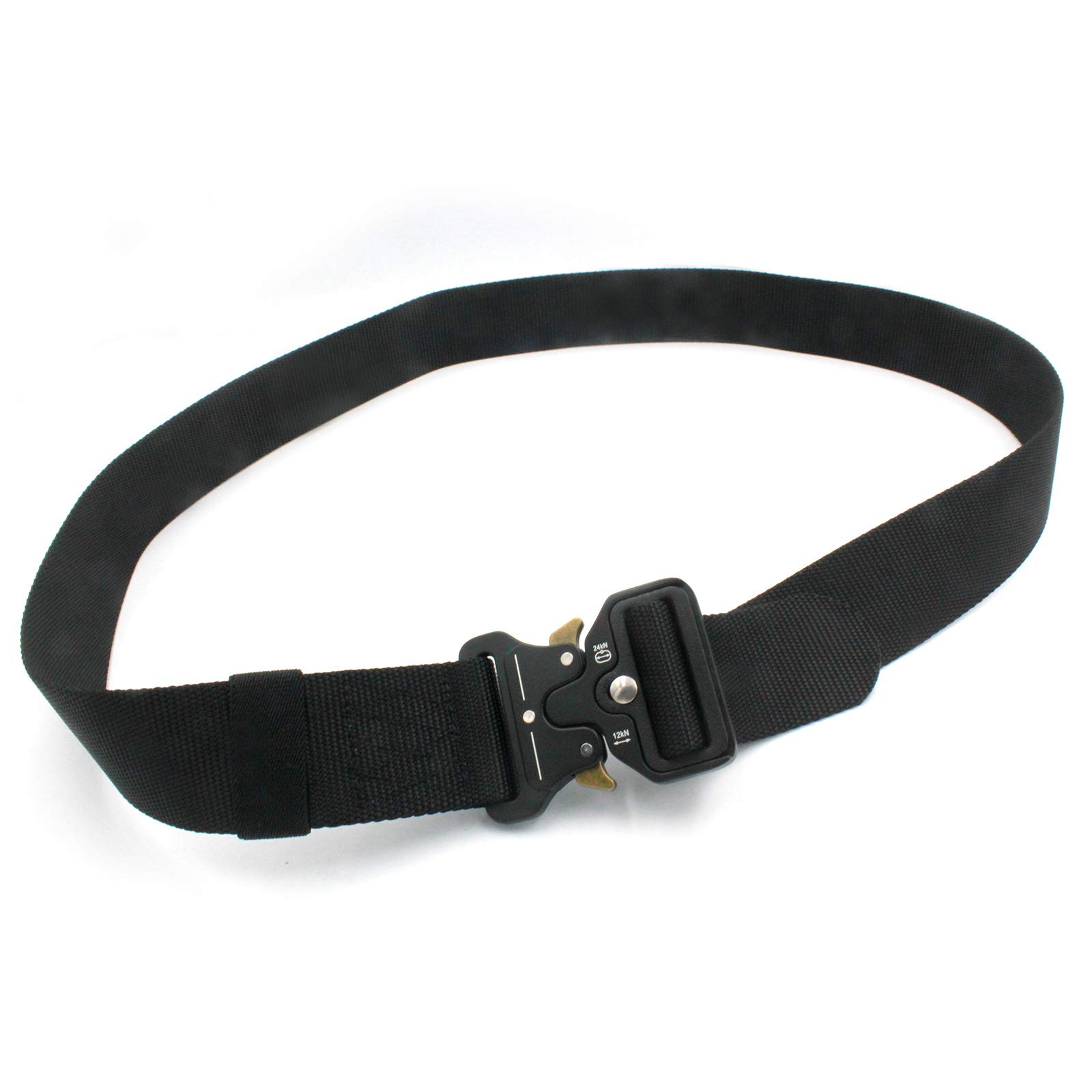 MOZETO Tactical Belt - 1.5" Nylon Quick-Release Gun Belt With Cobra Buckle, Waist 30-60