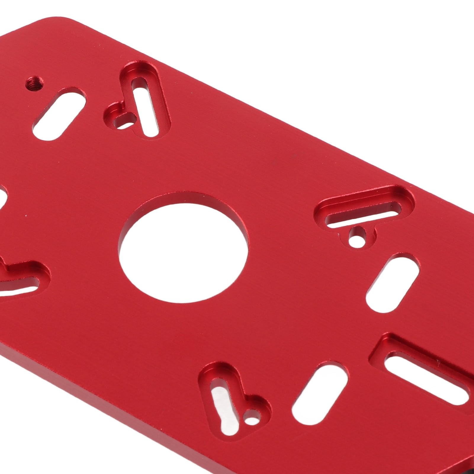 Base de enrutador, placa Base de guía de enrutador de aleación de aluminio Universal con mango doble para ranurado de fresado de recorte de madera