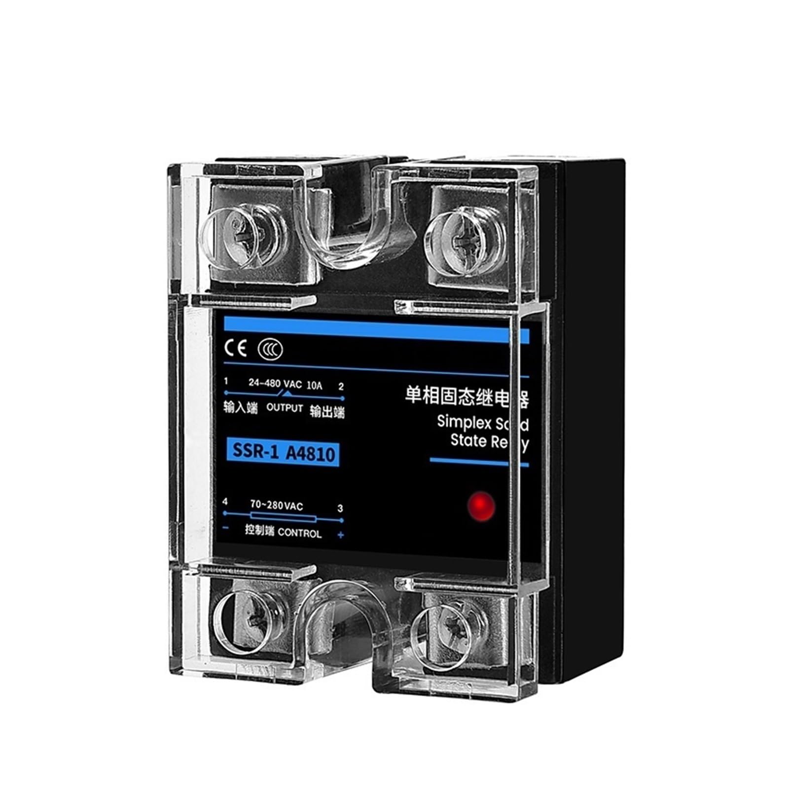 SSR-25DA SSR-40DA SSR-40AA Relè a Stato Solido monofase 10A 25A 40A 60A 80A 100A 120A DD da AA Modulo for Il Controllo della Temperatura(AC Controlled AC,120A)