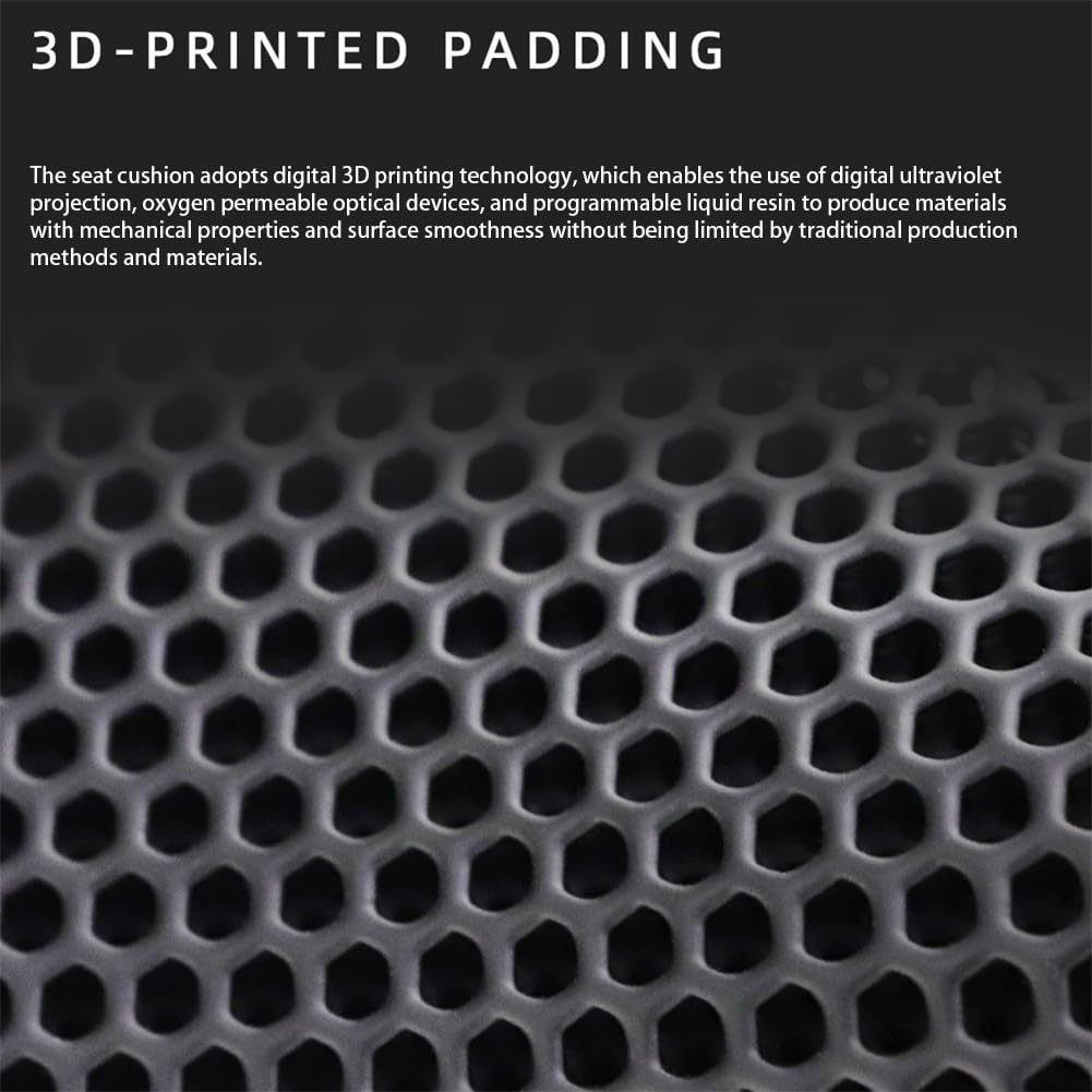 Sella Bici 3D Stampata 240mm Ammortizzante | Cuscinetto 3D stampato, riduce pressione, ammortizzazione massima, ideale tour lunghi, resina durevole