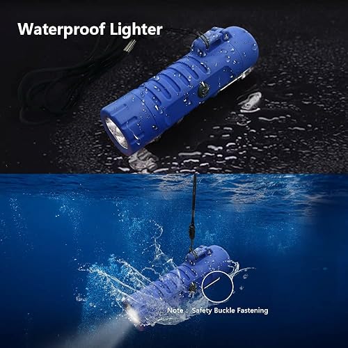 Miniatura 6 de Encendedor impermeable de plasma para exteriores, encendedor eléctrico de doble arco, recargable por USB, sin llama, a prueba de viento,