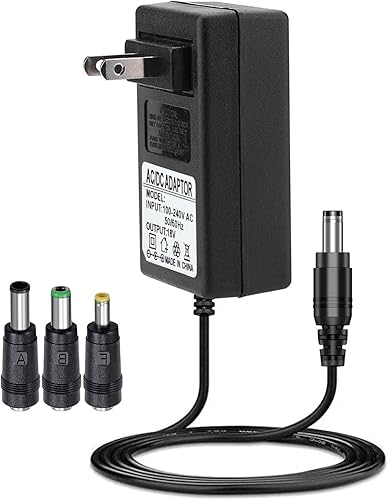 Cargador adaptador de corriente alterna de 18 V compatible con Altec Lansing Mix 2.0 IMW997 STL/BLK, RockBox XL IMW999 STL, Altec Lansing IMW 1500