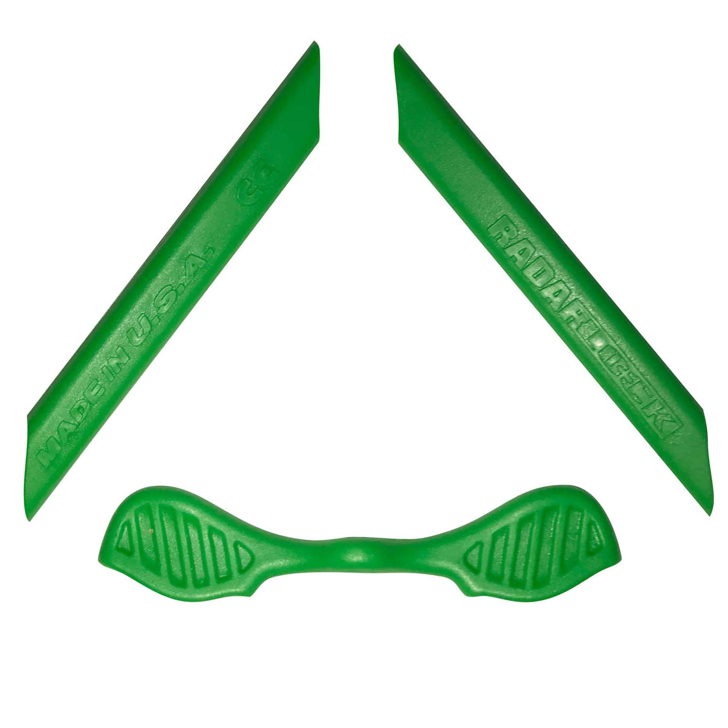 HKUCO Green Replacement Silicone Leg Set For RadarLock Sunglasses Earsocks Rubber Kit