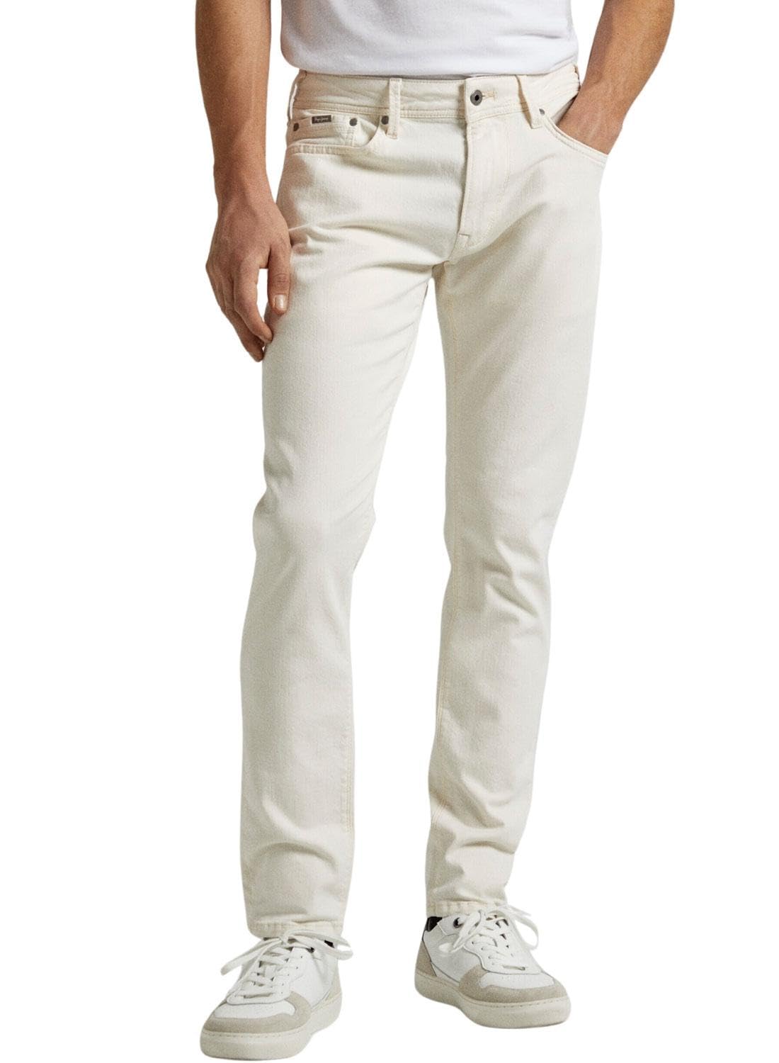Pepe Jeans Mens Stretch Tapered Pm207390, Blue (Denim-wi5), 30W / 32L UK