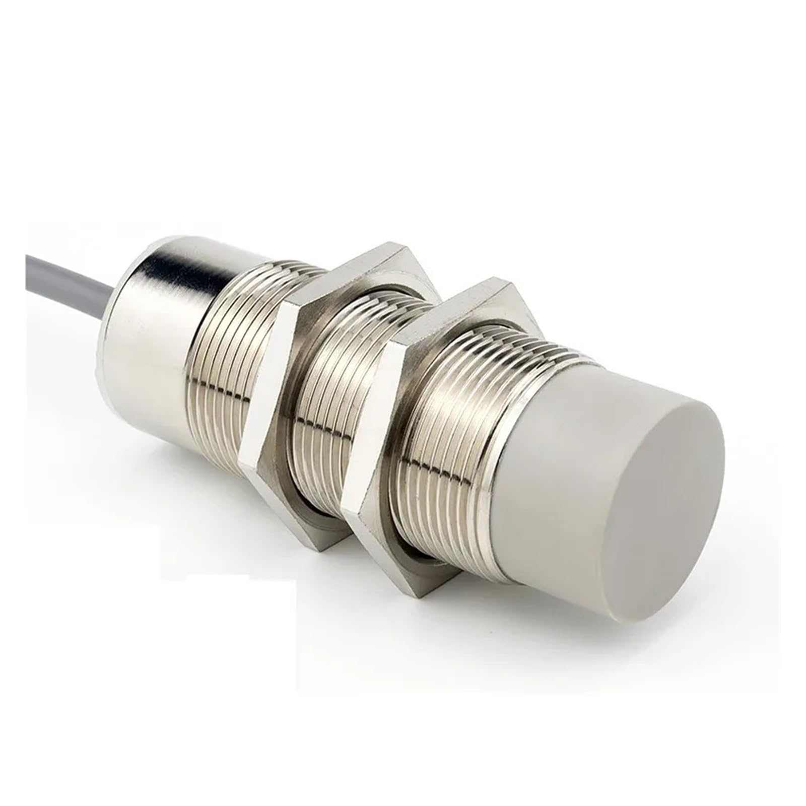 M8 M18 M30 kapazitiver Näherungsschalter Metall-/Nichtmetall-Körpererkennungssensor PNP NPN NO NC 1-4 mm wasserdicht(M30,HIGH Head-PNP NO-3MM)