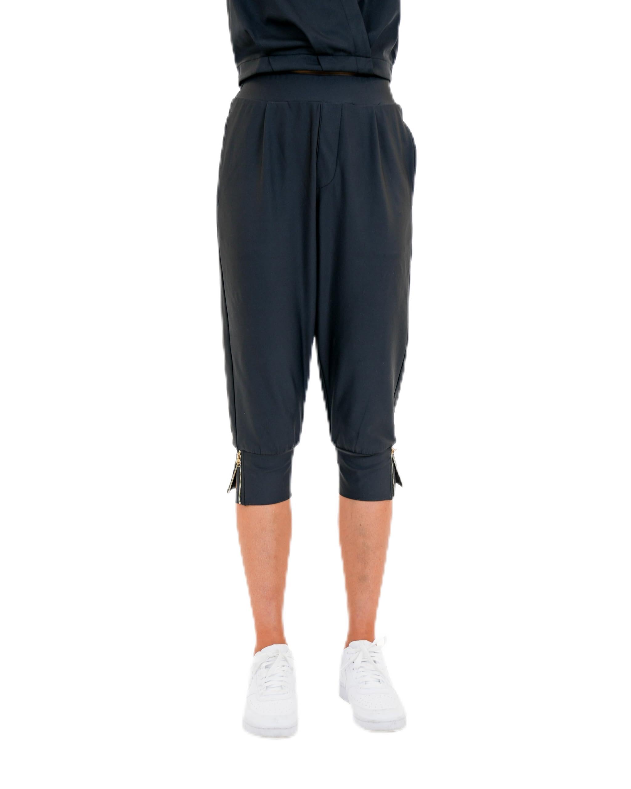 Amelia Womens High Waist Capri Pants Soft Stretch Golf Casual Cropped Bottoms