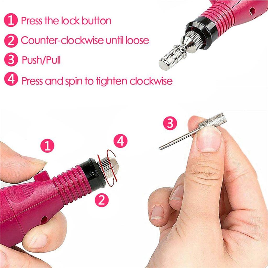41 Teiliges Maniküre Set: Gel Nagellack, 36W /LED Lampe, Nagelmaschine, Strasssteine, Nagelpinsel.
