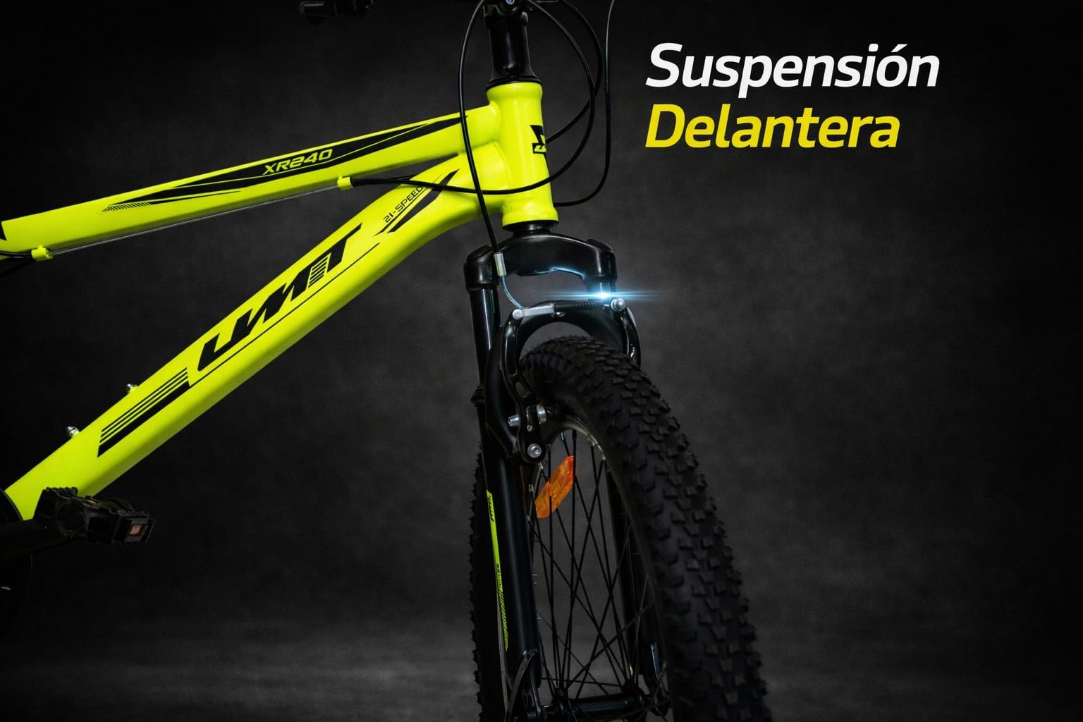 Bicicleta 24 Pulgadas Niño 8-12 Años 21 Velocidades Shimano Suspensión Delantera