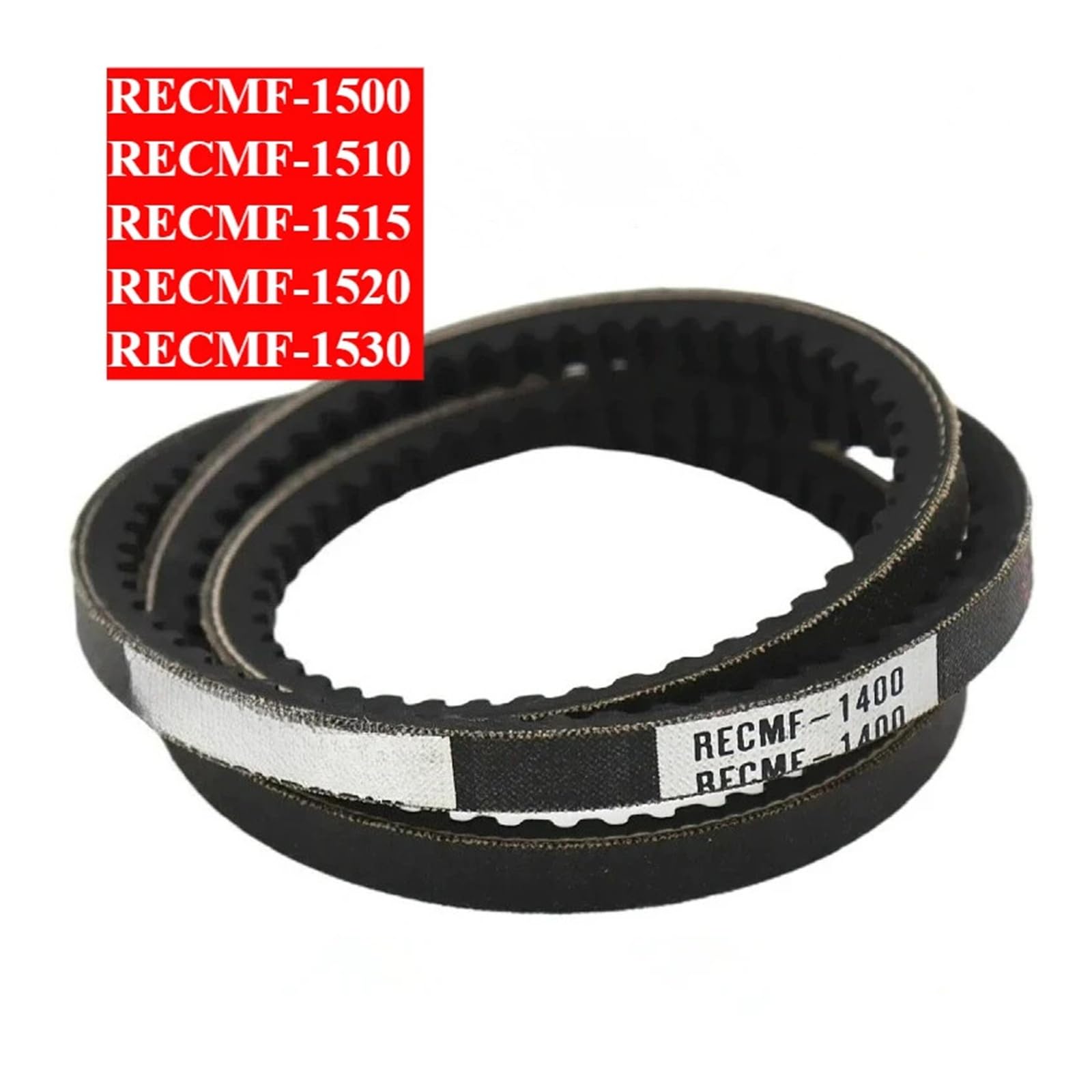 1/5pcs RECMF-1500 RECMF-1510 RECMF-1515 RECMF-1520 RECMF-1530 Dentata Auto Aria Condizionata Motore V-cinghia Rasaerba Giappone Gomma(5pcs,RECMF-1500)