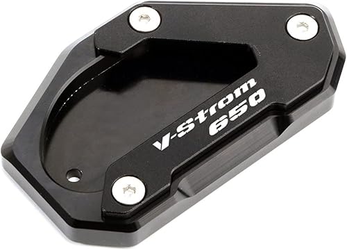 Support Plate Vstrom 650 Accessories Stand Extension Plate for Suzuki DL650 V-Strom 650 XT 650XT Vstrom650 12-19 2020 2021 (Color Black)