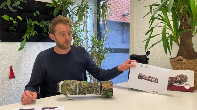 EasyCover Lens Oak – Copriobiettivo Per Nikon Z 100-400 Mm F/4.5-5.6 VR S, Camouflage Foresta. Protezione Antiurto E Antigraffio In Neoprene/nylon.