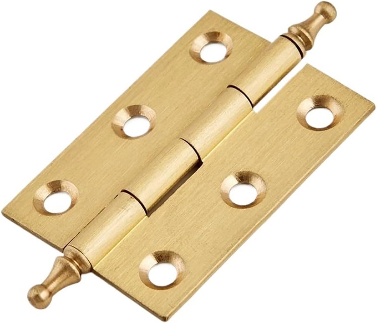 Bearing Door Hinges Weldable Barrel Hinges Brushed Brass Decorative Cabinet Cupboard Door Butt Hinges Gold 2""/2.5""/3""- 1 Pack(2 inch)