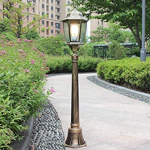 Lumière victorienne étanche en verre pour paysage de jardin et allée rustique