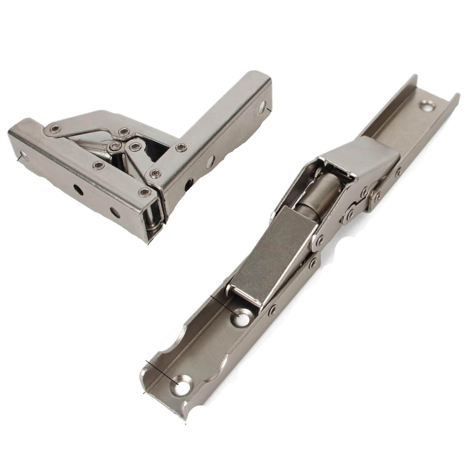 Kdhcvkz One Color 4Pcs Steel 90 180 Degrees Folding Hinge Cabinet Furniture Hinge