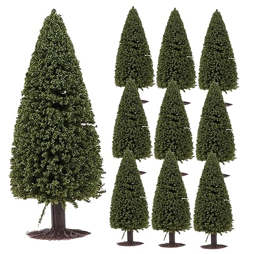 Alipis Miniatur Kiefer Bäume Modell Grün 7cm Künstlicher Landschaftsbaum 10 Stück Naturgetreu Für Selbstgemacht Sandkasten Gartendeko