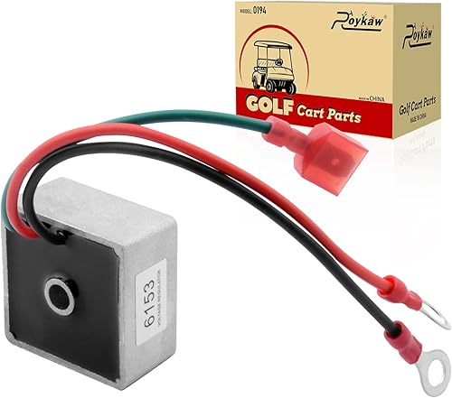 Roykaw Regulador de voltaje de carrito de golf para modelos de gas EZGO 1994 en adelante, también se adapta a Club Car 1984-1991, Columbia/ParCar