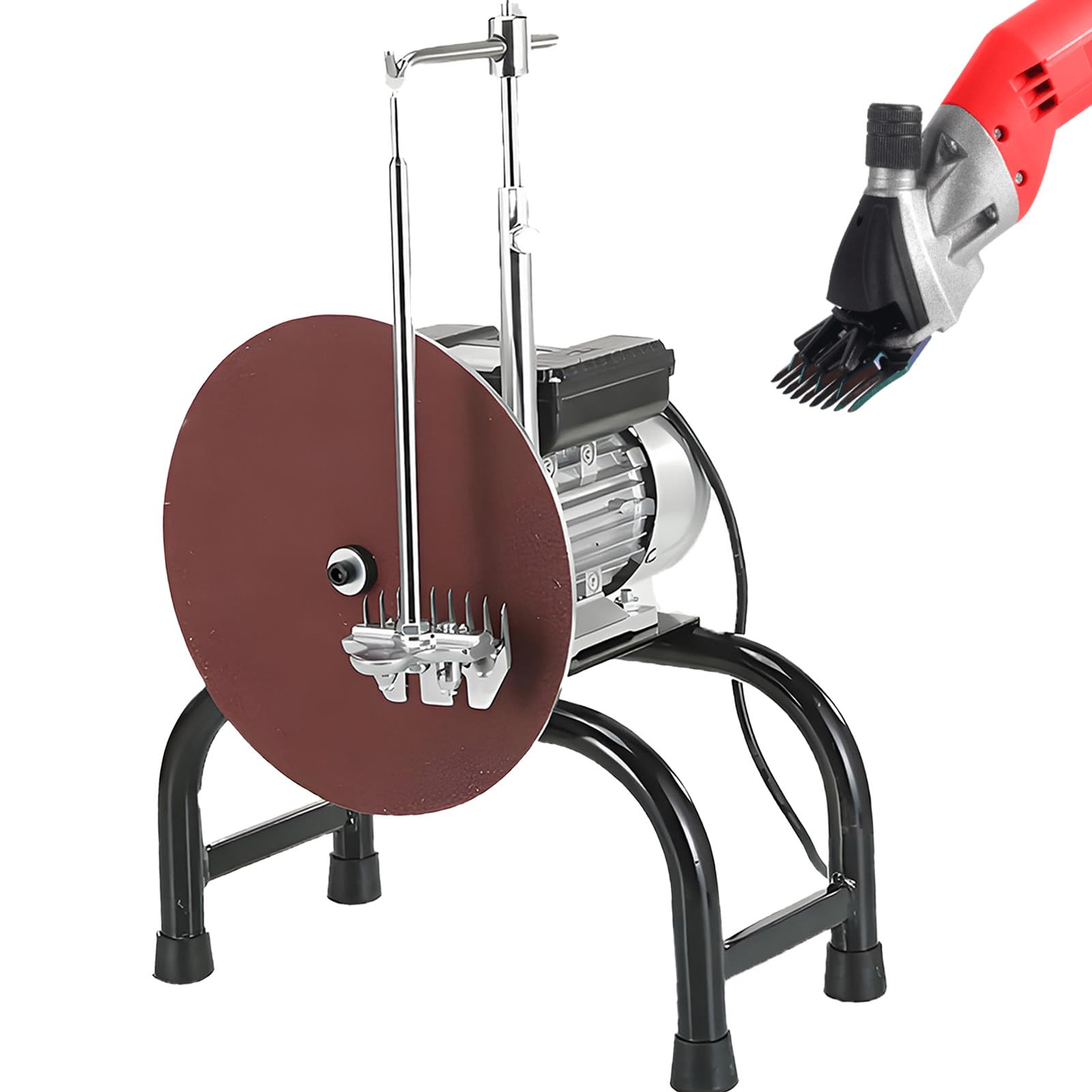 MiyKom 550W Electric Sheep Scissors Sharpener, Suitable for Livestock and Pets, Including Cattle, Horses, and Dogs, An Ideal Cutting Tool for Home Farms