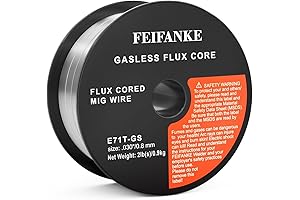 Flux Core Welding Wire .030' Mild Steel E71T-GS Gasless MIG Welding Wire