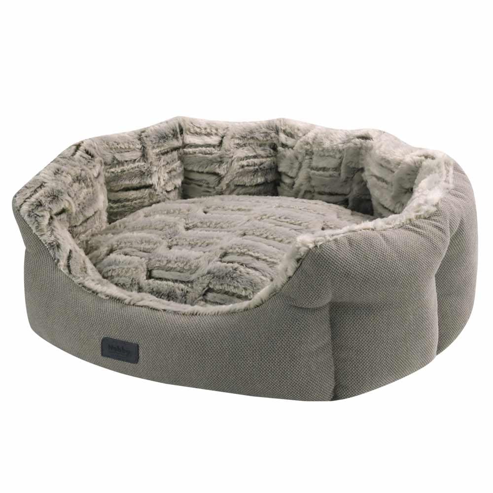 Nobby Cacho Comfort Bed Oval Light Brown 55 x 50 x 21 cm