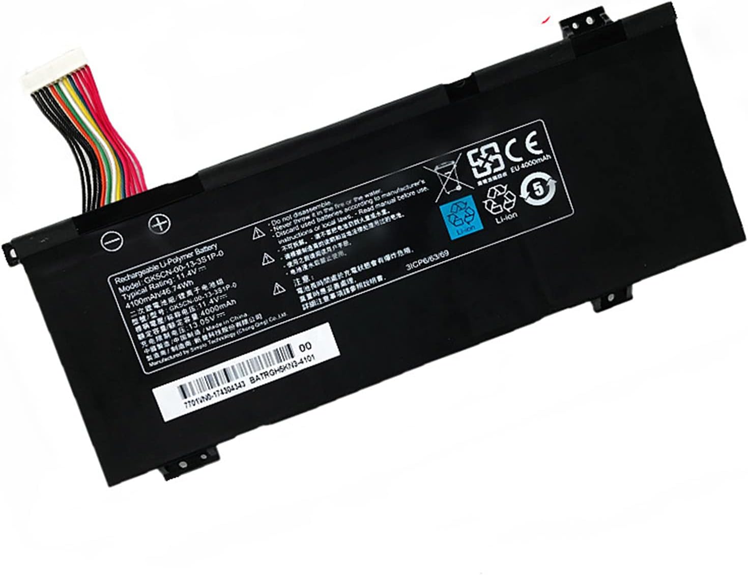 GK5CN-00-13-3S1P-0 互換バッテリー 46.74Wh 長持続時間 for GK5CN5Z GK7CN6S Serie