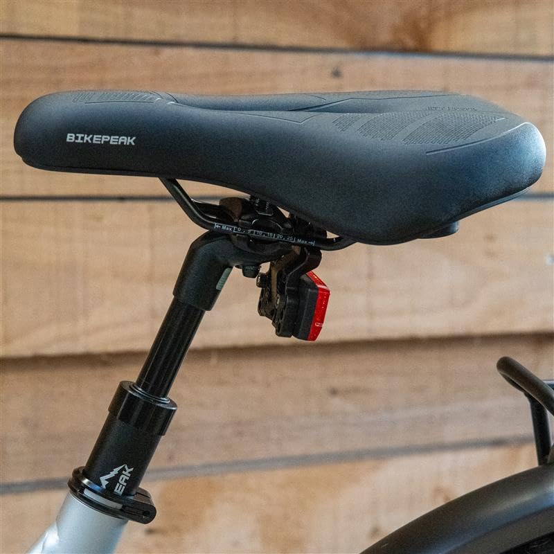 Sella Bici City Bike Evo - Anatomica, Comoda, Per Uomo E Donna, Con Morsetto Incluso