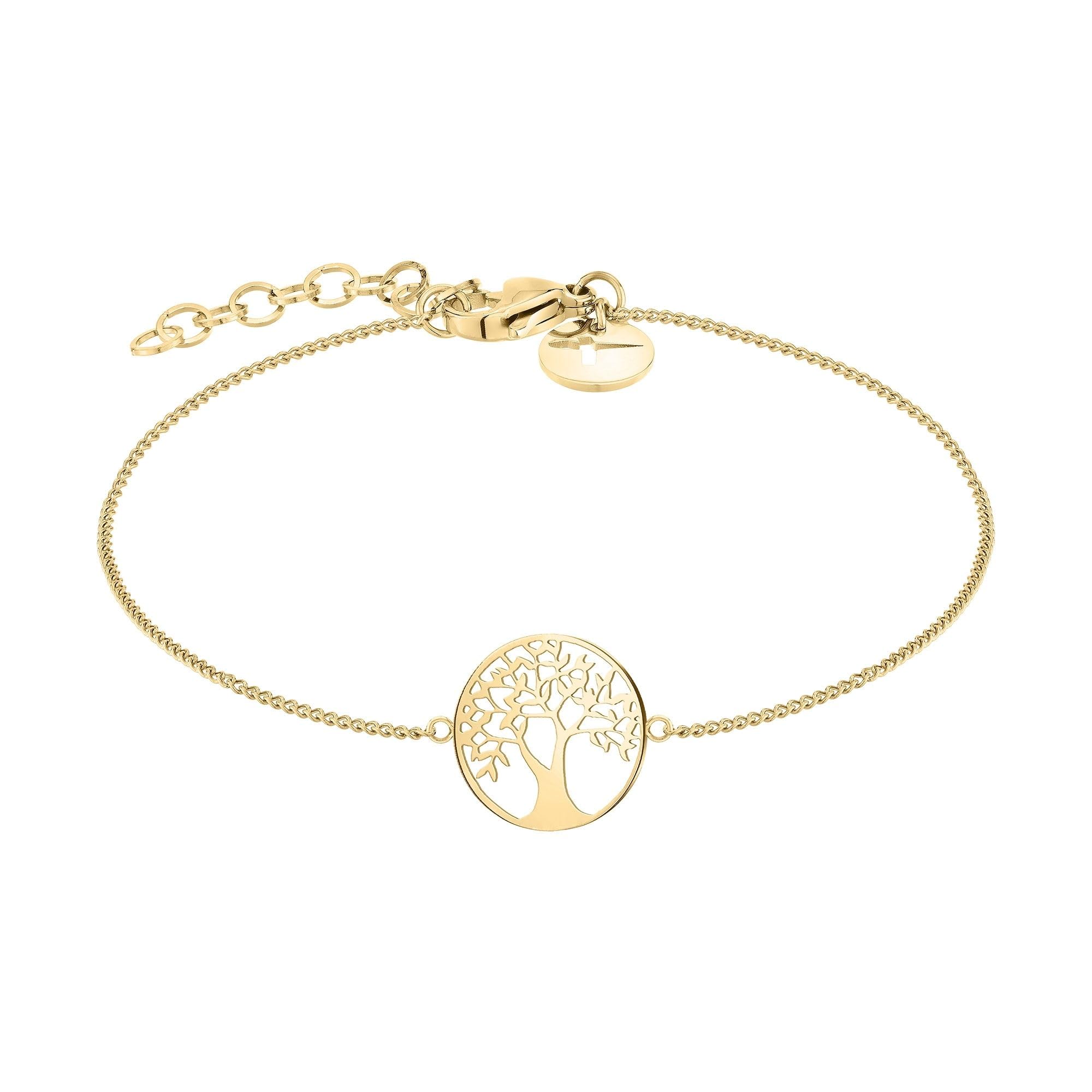 Tamaris Armschmuck Tree of Life Collection, Armband aus Edelstahl mit Lebensbaum-Motiv. Talisman Geschenkidee
