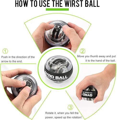 Miniatura 5 de Kit de entrenamiento fortalecedor de agarre de mano (10 piezas) entrenador de fuerza de agarre de manos, agarre de antebrazo, ejercitador de dedos,