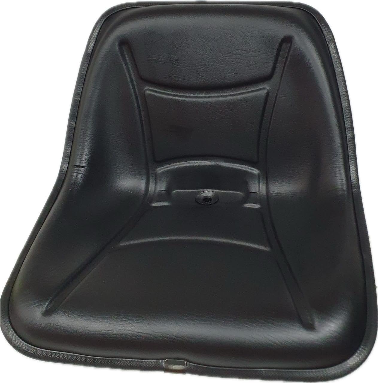 Asiento Cubeta Agricola, Tractor, Cortacesped, Carretilla elevadora, Sin guias - Tapizado en PVC Negro de Alta Durabilidad, Fácil Instalación - para Máquinas Agrícolas y Jardinería