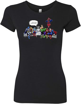 Five Up Tees and Thats How I Saved The World Jesus Superheroes Womens T-Shirt