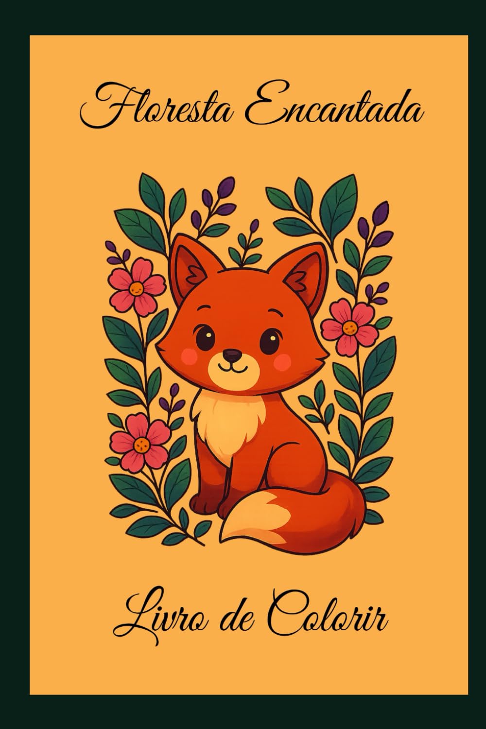 "Floresta Encantada" - Livro de Colorir para Todas as Idades: Prática Mindfulness para Acalmar a Mente e Diminuir a Ansiedade