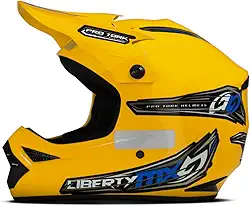 Capacete Motocross Pro Tork Liberty Mx Pro Tam. 58 Amarelo