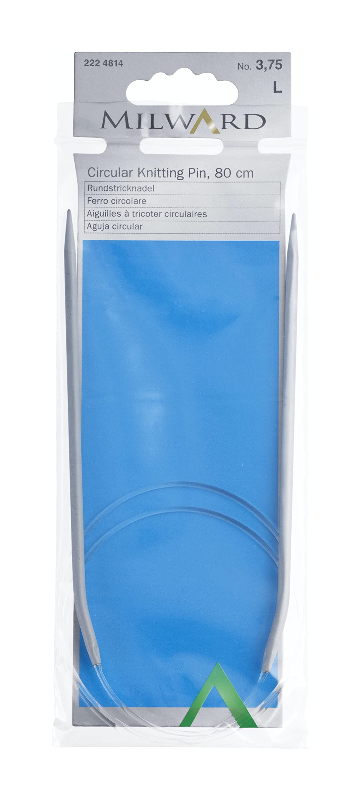 Fixed Circular Knitting Needles, 80cm, 3.75mm