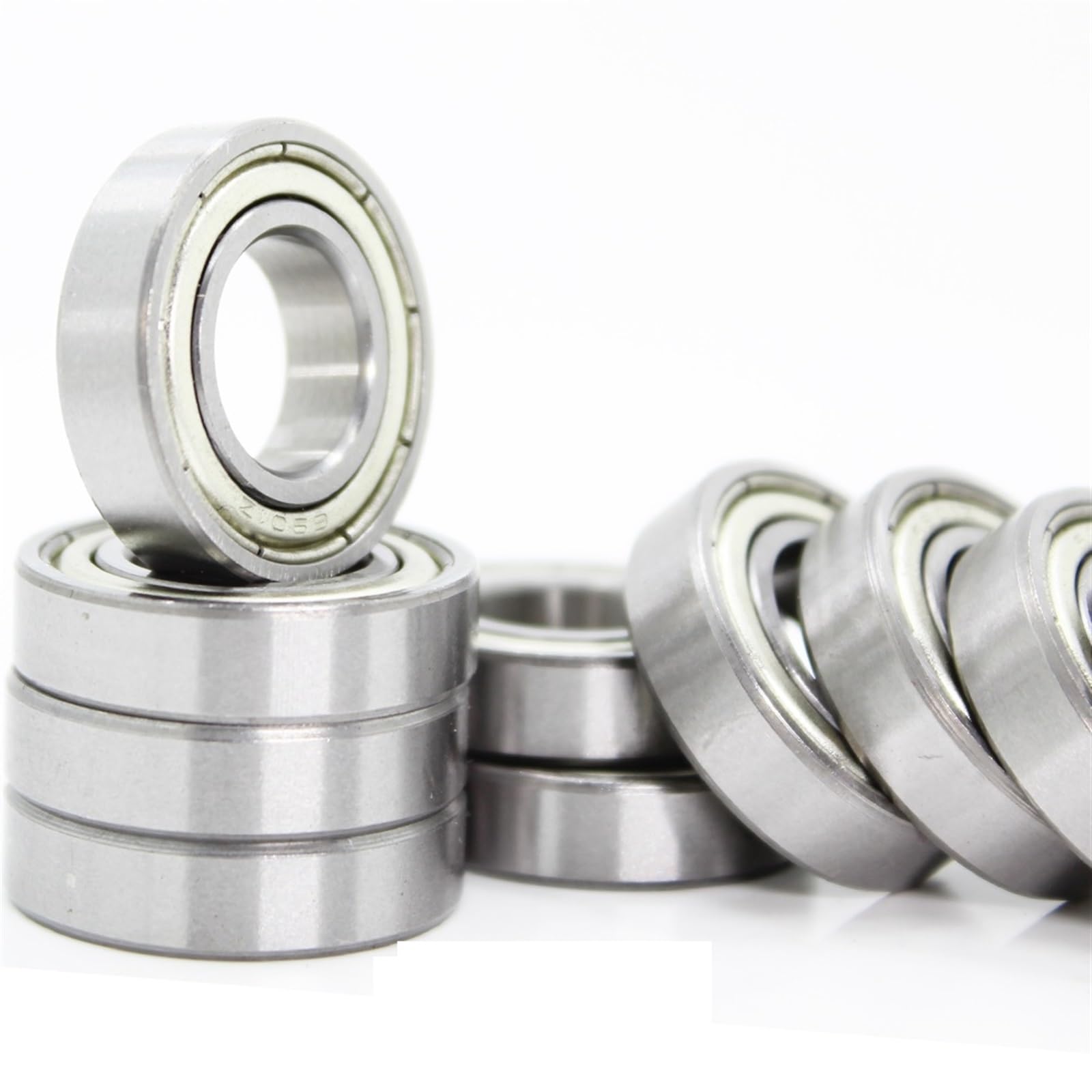 MIELEU Thin Wall Ball Bearings 6901ZZ roulement ABEC-1 10 pièces 12x24x6mm métrique Section Mince 6901 ZZ roulements à Billes 6901Z 61901Z for Ball Bearing Skate Bearings