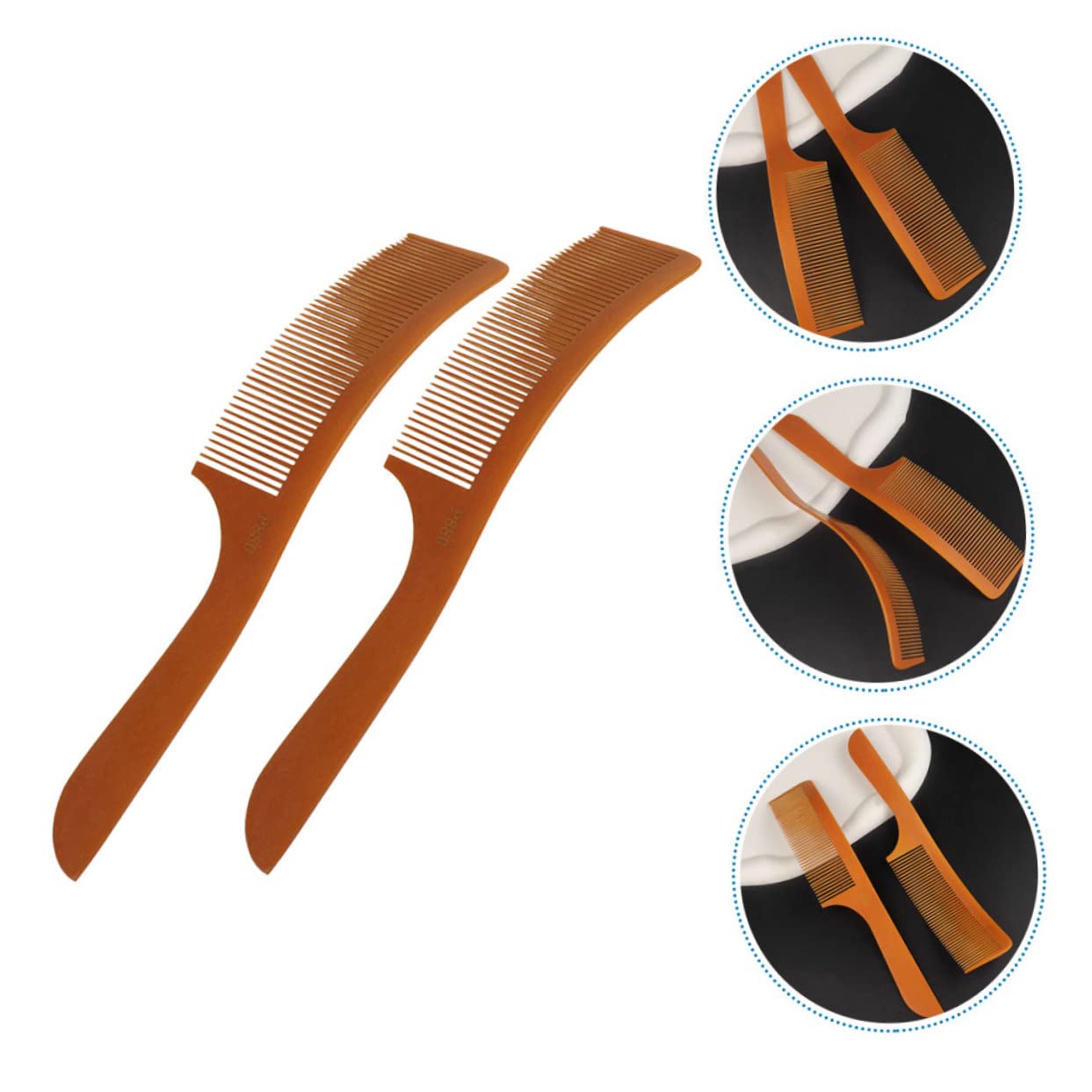 FRCOLOR 5 Juegos De Peines Para Peinar El Cabello Peines De Peluquero De Suaves Para Salón En Casa 2 Piezas X 5