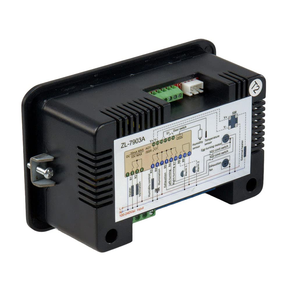 Controlador de temperatura de incubación con control de humedad de conexión PID y SSR, salida precisa para incubadoras de huevos