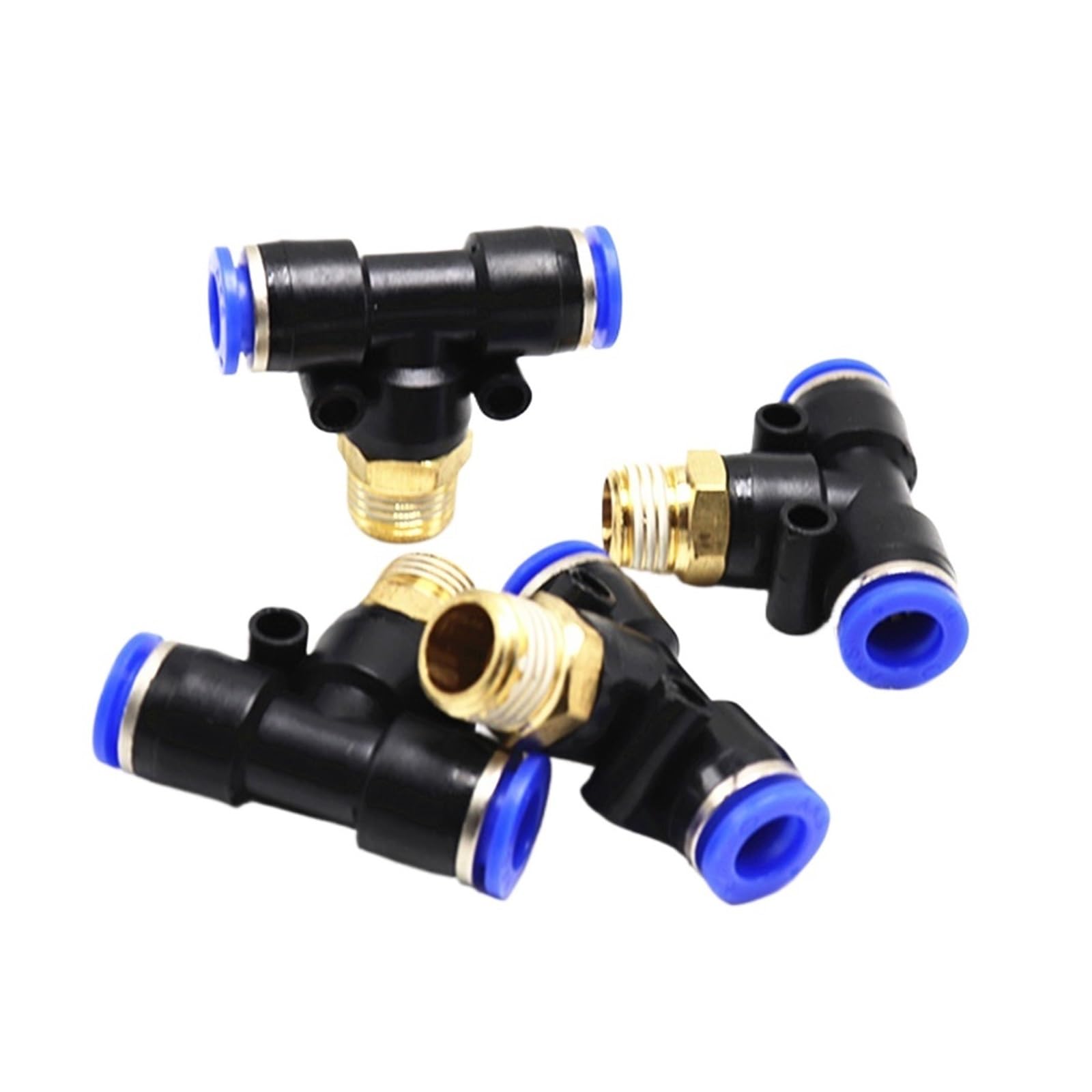 Conector de aire en T ideal para reparar fugas en mangueras de taller