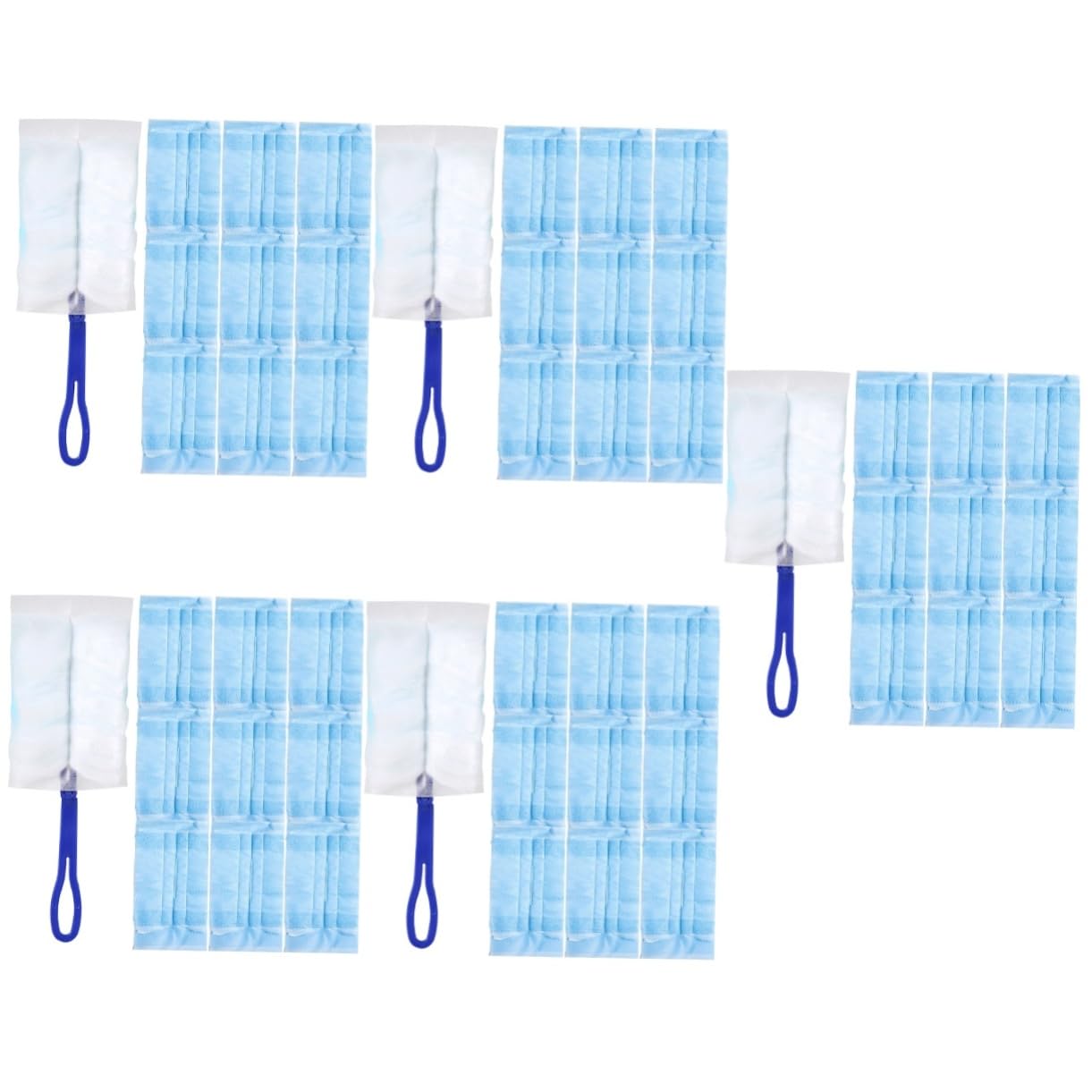 Alipis 5sätze Handheld Duster Mit Elektrostatik Und Ersatztüchern Für Einfache Reinigung Von Möbeln Und Fenster Für Effektive Haushaltsreinigung Ohne Waschen