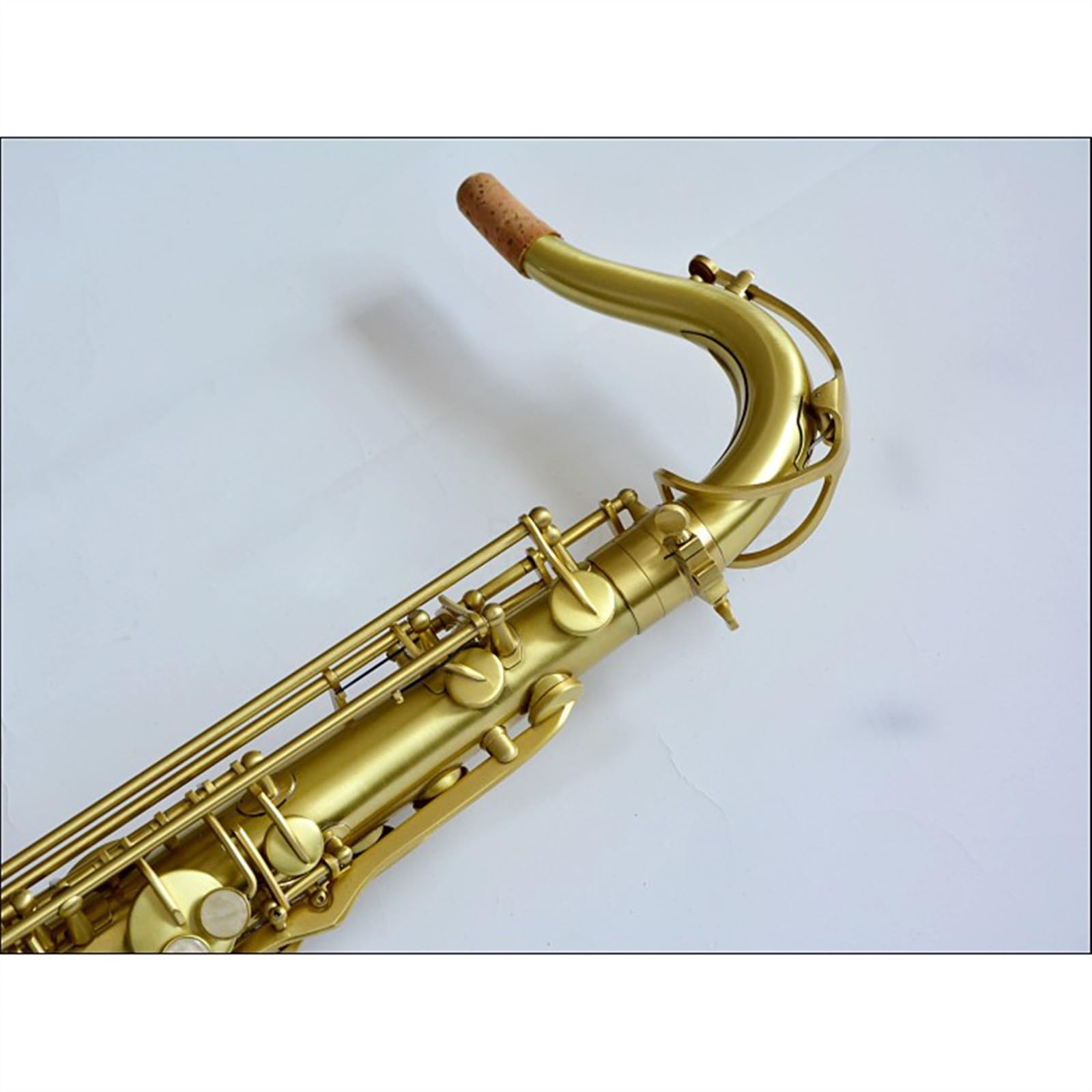 Saxofón Tenor Brass Bb Flat Tenor Sax Tocando Profesionalmente Saxofón Instrumentos Musicales Con Estuche Saxofón profesional