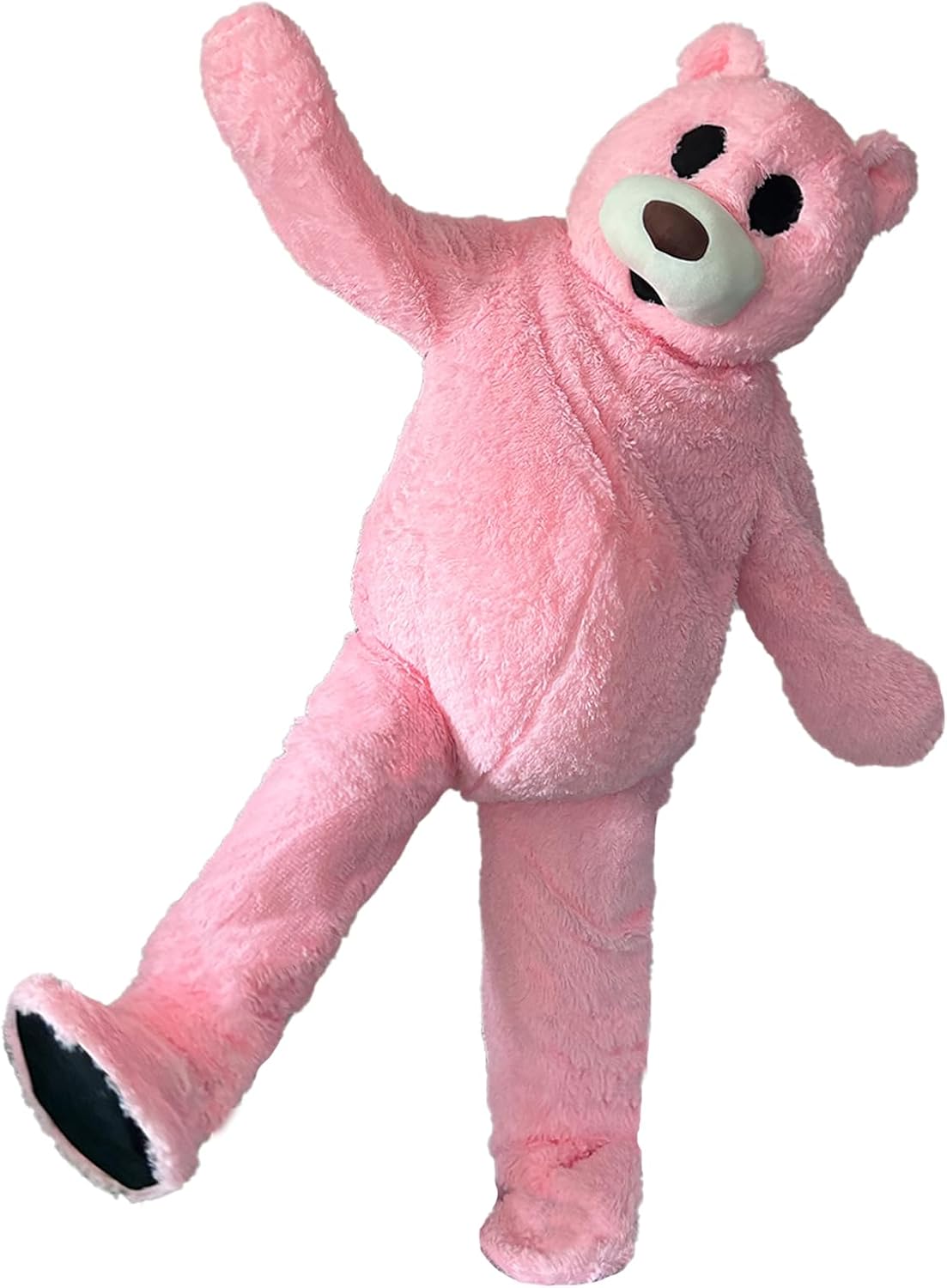 Plush Teddy Bear Mascot Costume, 6.0 FT Adult Animal Costume Giant Full Body Teddy Bear Costume For Men and Women Halloween (Pink) - Image 2