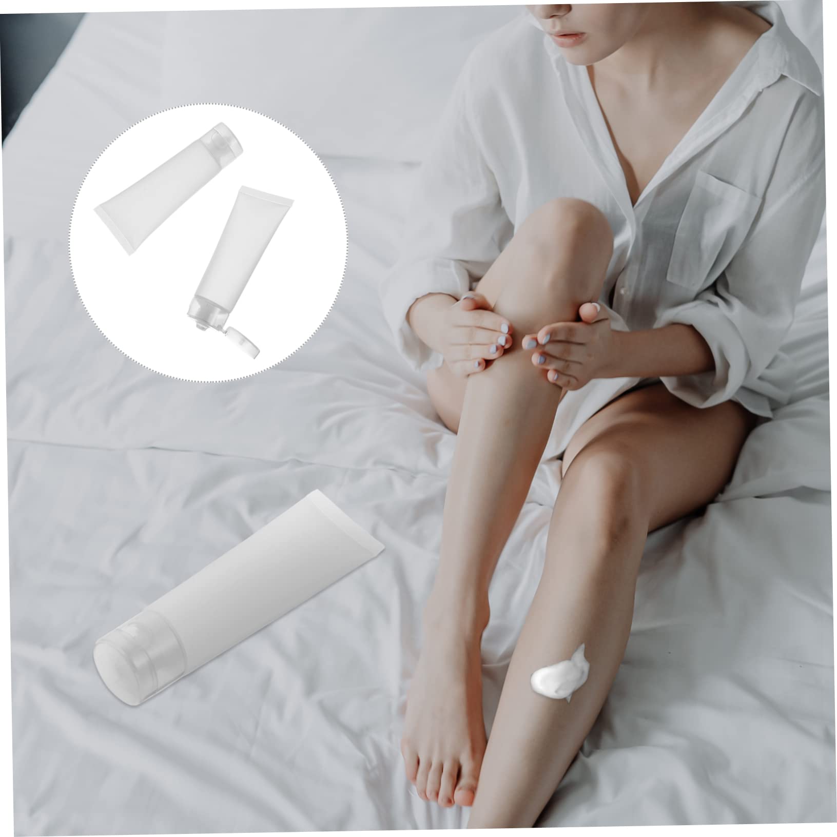 Didiseaon 10 Set Di Flaconi Da Viaggio Per Cosmetici Ricaricabili Da 50 G Da Viaggio 12 Pezzi*10