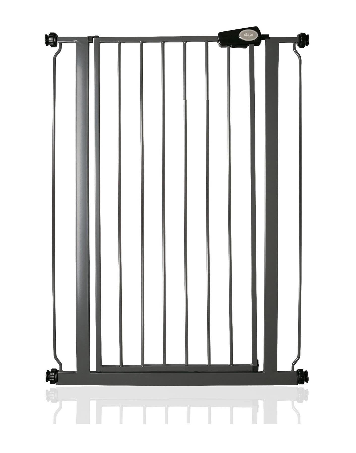 Safetots Unisex Grey Extra Tall Pressure Fit Gate Pressure Fit Baby Gate 104Cm Tall In | Size: 75 Cm - 83 Cm