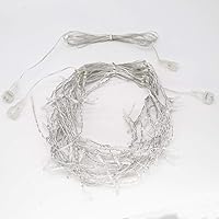 Vista 8 de YASENN Guirnalda de luces de carámbano de 100 LED de 9.9 pies, 8 modos de iluminación con temporizador, enchufe de hadas conectable para pared