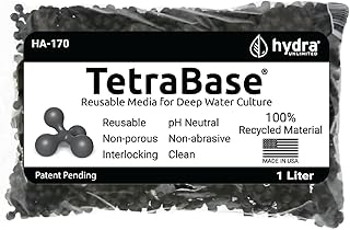 TetraBase Hydroponic Grow Media 1 Liter Bag | Reusable, pH Neutral, Non-...