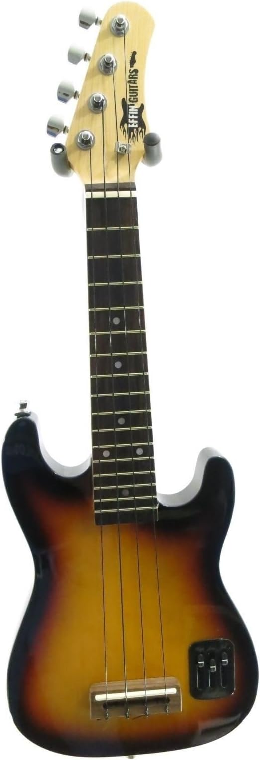 Effin Guitars UKESTART/SB solid body Electric Ukulele in a Sunburst Finish