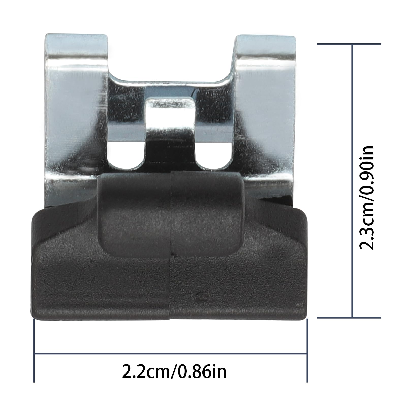 Gancho Para Visera Trasera Renault Scenic 3 – 2 Unidades, Reemplazo OEM 964000020R, Fácil Instalación Sin Herramientas – Ajuste Perfecto Para Cortinilla Trasera (2009-2023)