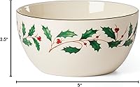Vista 38 de Lenox 146504510 - Tazón de verduras navideño